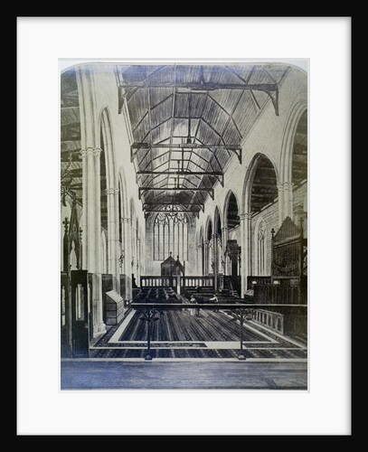 Interior of Austin Friars, City of London by Anonymous