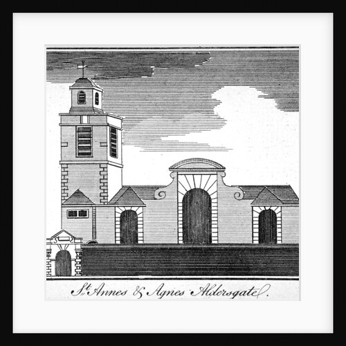 St Anne and St Agnes, Gresham Street, City of London by Anonymous