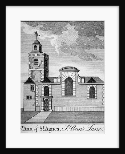 St Anne and St Agnes, Gresham Street, City of London by Anonymous