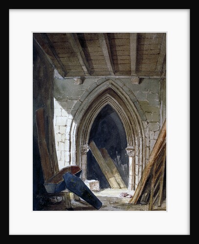 Crypt of St Anne, Blackfriars,  City of London by Percy William Justyne