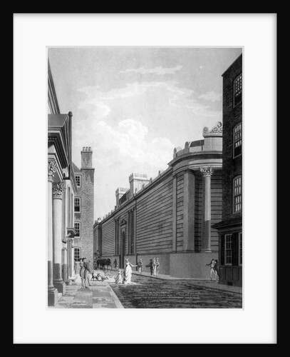View of the north front of the Bank of England, City of London by Thomas Malton II