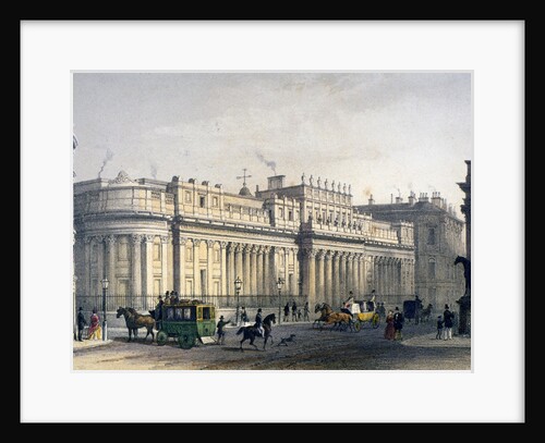 View ofThe Bank of England, City of London by Jules Louis Arnout