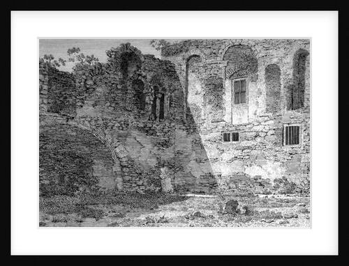 Ruins of the south transept, Church of St Bartholomew-the-Great, Smithfield, City of London by Anonymous