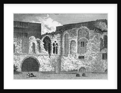 Ruins of the south transept, Church of St Bartholomew-the-Great, Smithfield, City of London by Anonymous