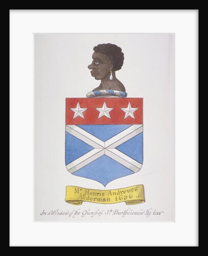 Coat of arms of Alderman Henry Andrews by Anonymous