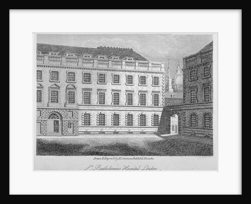 St Bartholomew's Hospital, Smithfield, City of London by H Simmons