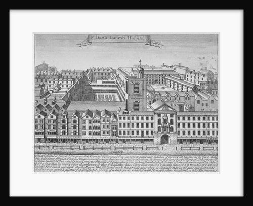 St Bartholomew's Hospital, Smithfield, City of London by Anonymous