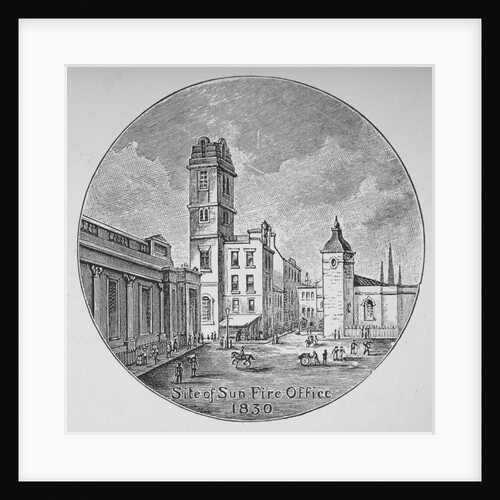 Bartholomew Lane, City of London by Anonymous