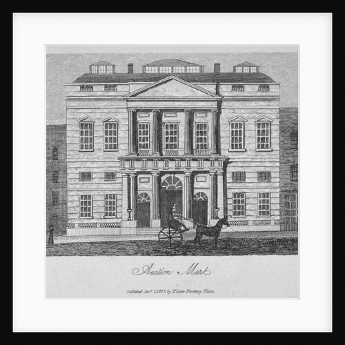 View of the Auction Mart in Bartholomew Lane, City of London by Anonymous
