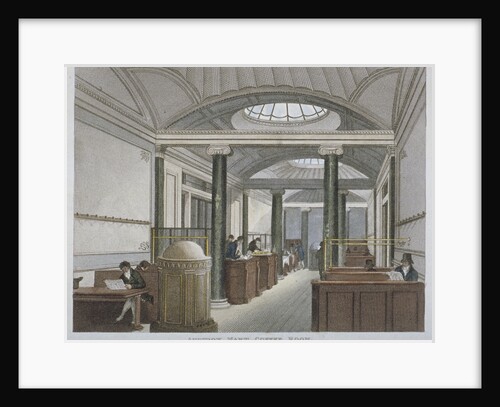 Interior view of the coffee room at the Auction Mart, Bartholomew Lane, City of London by Anonymous