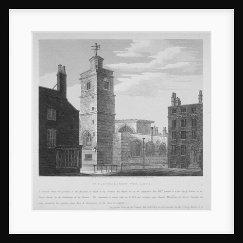 Church of St Bartholomew-the-Less, City of London by S Jenkins