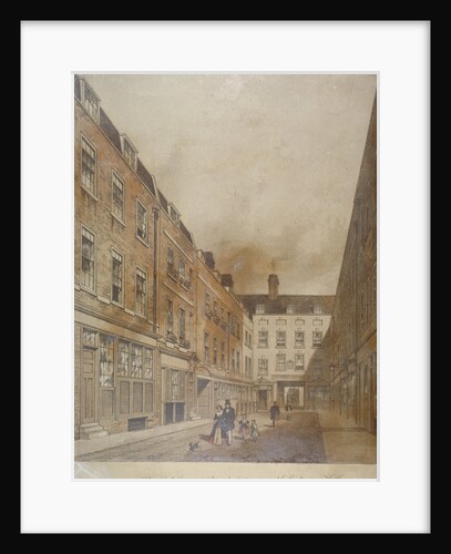 Belle Sauvage Yard, looking towards Ludgate Hill, City of London by Anonymous