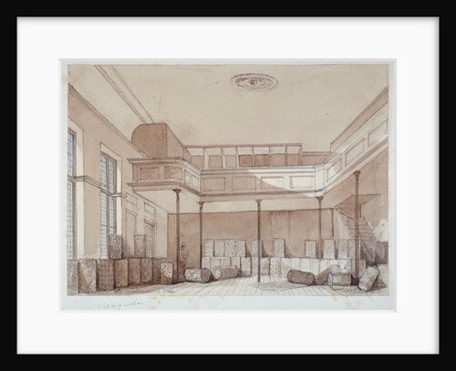 Interior of the Coachmakers' Hall, Noble Street, City of London by Thomas Colman Dibdin