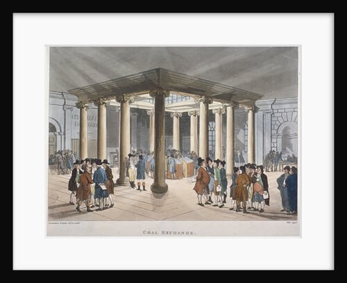 Interior view of the Coal Exchange, Thames Street, City of London by Anonymous