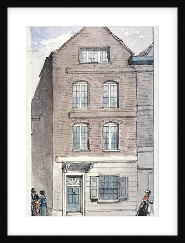 View of no 7 Blackhorse Alley, Fleet Street, City of London by James Findlay