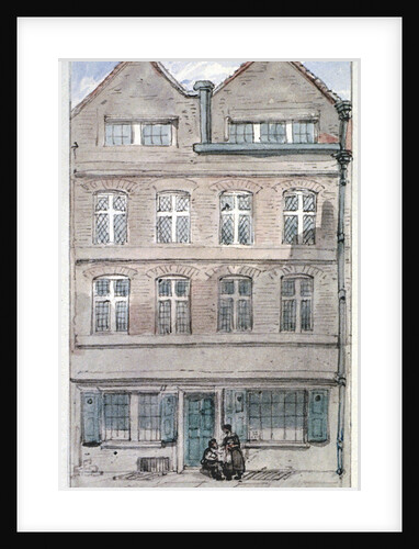 View of no 2 Blackhorse Alley, Fleet Street, City of London by James Findlay