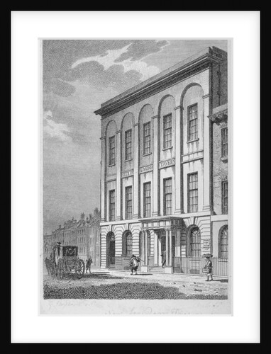 View of the City of London Tavern from Bishopsgate, City of London by Samuel Rawle