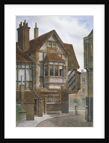 Houses in Bishopsgate, City of London by JL Stewart