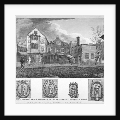 Sir Paul Pindar's House, Half-Moon Street, Bishopsgate, City of London by Thomas Dale