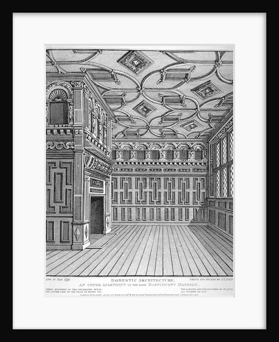 Interior view of Sir Paul Pindar's House, Bishopsgate, City of London by John Thomas Smith