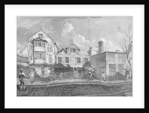 Sir Paul Pindar's House, Bishopsgate, City of London by Robert Blemmell Schnebbelie