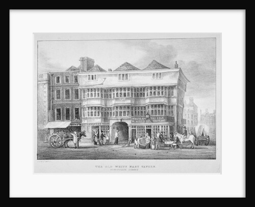 The White Hart Inn, Bishopsgate, City of London by Anonymous