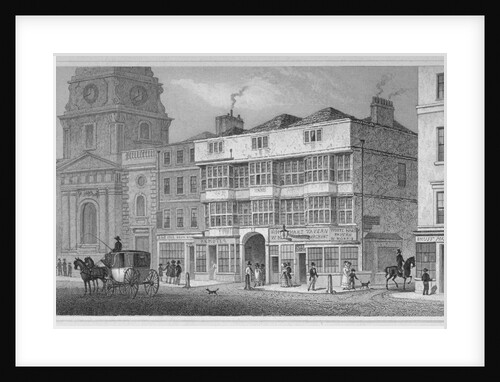 The White Hart Inn at no 119 White Hart Court, Bishopsgate, City of London by S Lacey