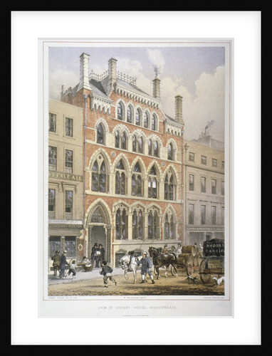 Crosby Hall at no 95 Bishopsgate, City of London by Vincent Brooks