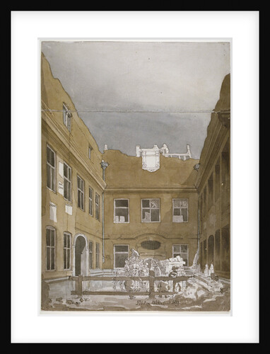 Blackwell Hall, City of London by Robert Blemmell Schnebbelie