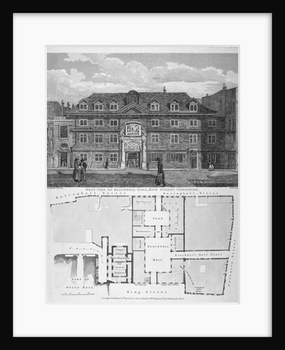 Blackwell Hall, King Street, City of London by Thomas Dale
