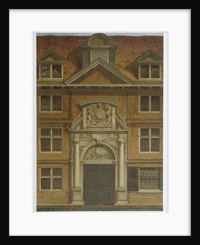 Blackwell Hall, City of London by Robert Blemmell Schnebbelie