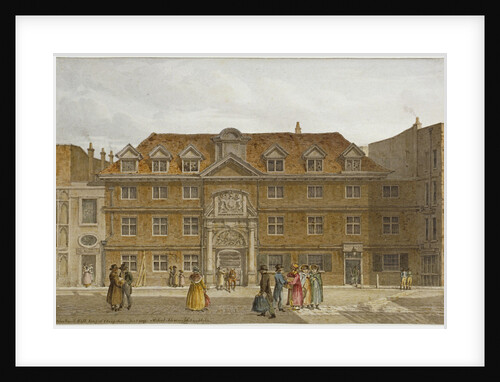View of Blackwell Hall on King Street, City of London by Robert Blemmell Schnebbelie