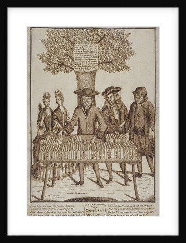 Book seller in Moorfields, on the site of the later Blomfield Street, City of London by Anonymous