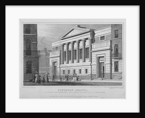 Finsbury Chapel, Blomfield Street, City of London by Thomas Barber
