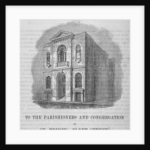 St Bride's Schools, Bride Lane, City of London by Anonymous