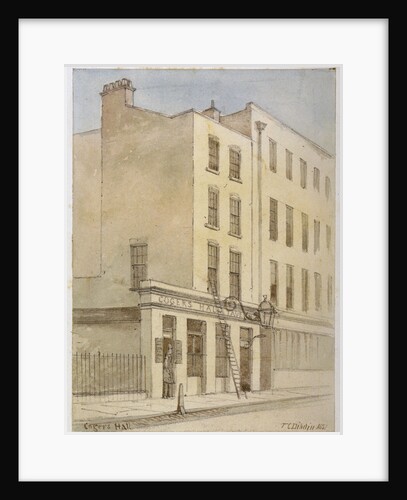 Bride Lane, City of London by Thomas Colman Dibdin