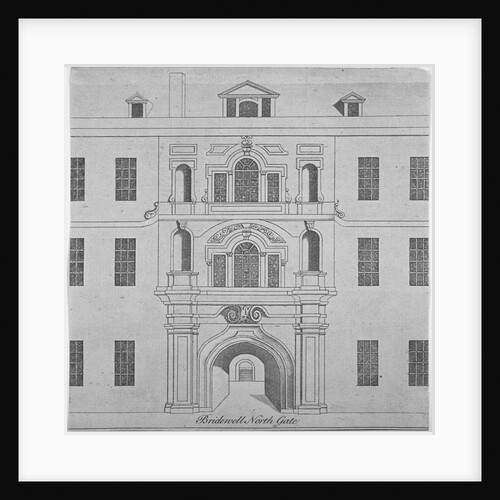 North gate of Bridewell, City of London by Anonymous