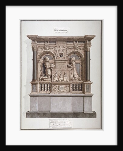 Monument to Richard Allington in Rolls Chapel, Chancery Lane, City of London by Frederick Nash