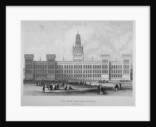 The Public Record Office, Chancery Lane, City of London by WE Albutt