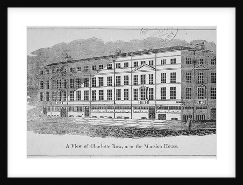 A View of Charlotte Row, near the Mansion House, City of London by Anonymous