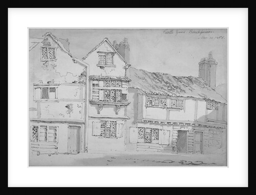 Buildings in Castle Yard, Blackfriars, City of London by George Shepherd