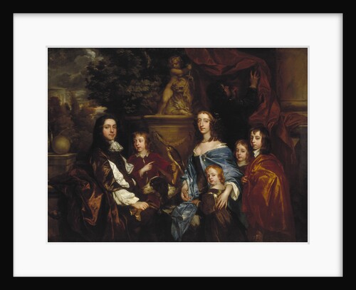 Sir Edward Hales and his family by Peter Lely