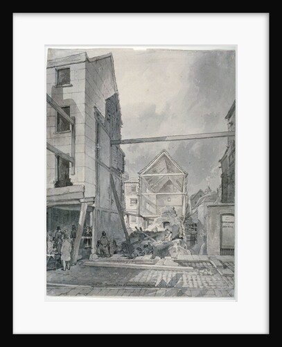 Chick Lane, City of London by Robert Blemmell Schnebbelie