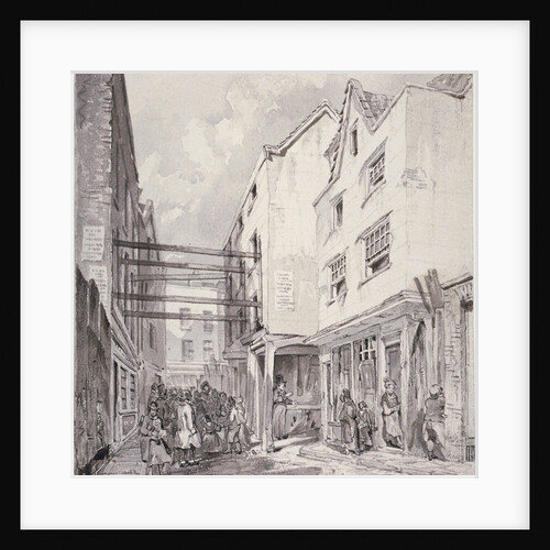 Chick Lane, City of London by Robert Blemmell Schnebbelie