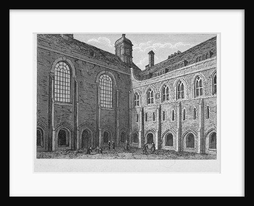 View of the old quadrangle, Christ's Hospital, City of London by Anonymous