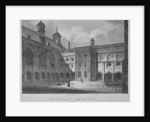 Christ's Hospital from the cloisters, City of London by James Sargant Storer