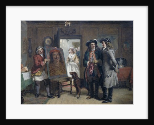 Sir Roger de Coverley and Addison with 'The Saracen's Head' - a Scene from The Spectator by William Powell Frith