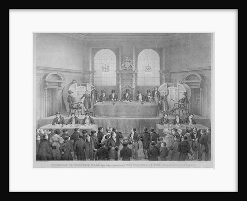 Lottery draw, Coopers' Hall, City of London by Day & Haghe