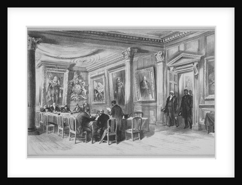 Interior view of the Scottish Corporation in Crane Court, near Fleet Street, City of London by J Maclure