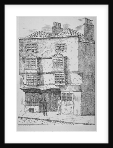 A house in Coleman Street, City of London by Anonymous
